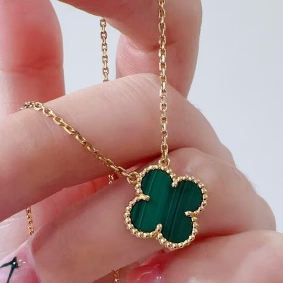 💎Authentic Van Cleef & Arpels classic green necklace - Picture 1 of 7